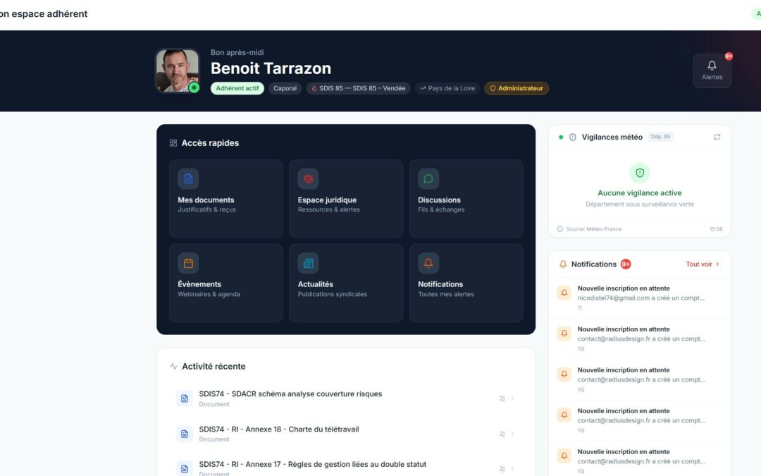 CRM Syndicat de pompiers