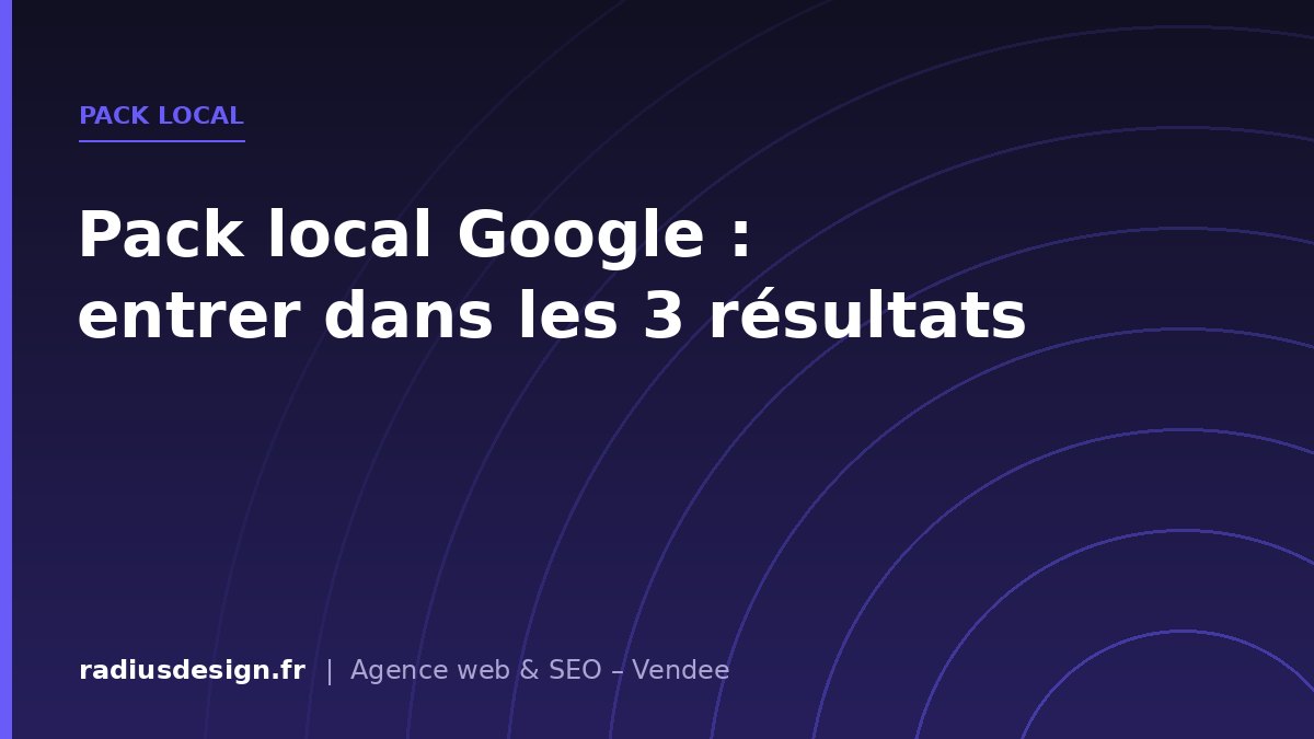 Pack local - Pack local Google : la méthode pour entrer dans les trois premiers résultats